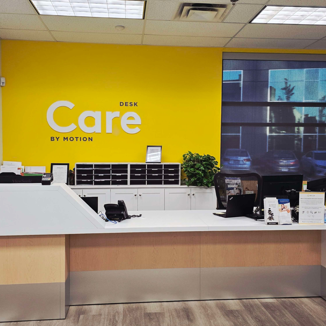 Vancouver show room - care desk.