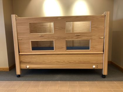 high side (bifold) door system comes 32” above the mattress with door on one side standard.