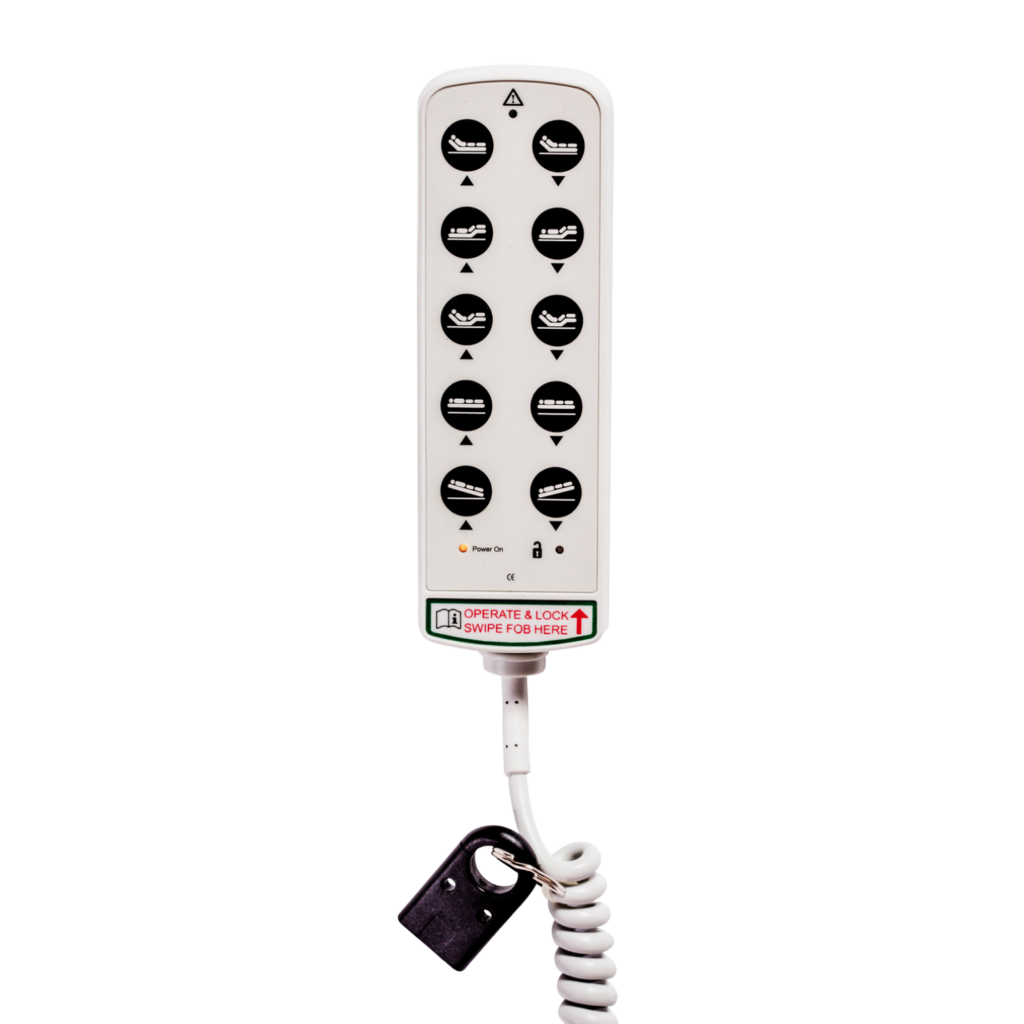 Wired remote control for the Harmony 8199 home care bedframe