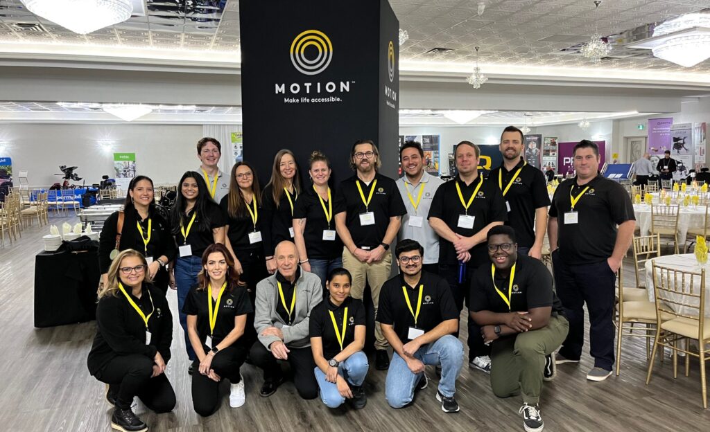 Motion Hamilton team at the Motion Rehab Expo in Hamilton