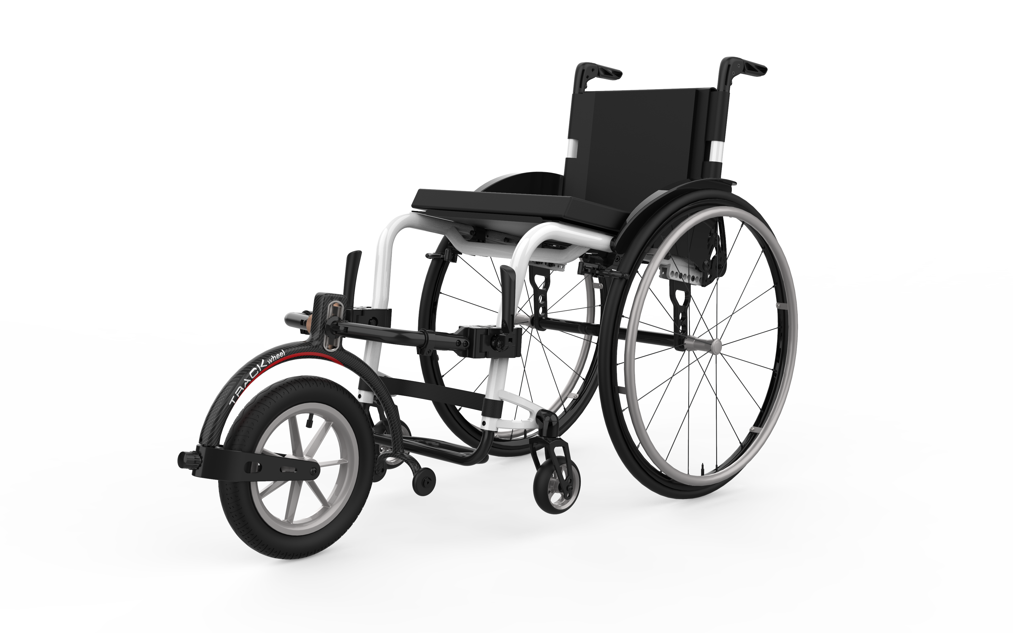 TRACK WHEEL Wheelchair Assist Attachment