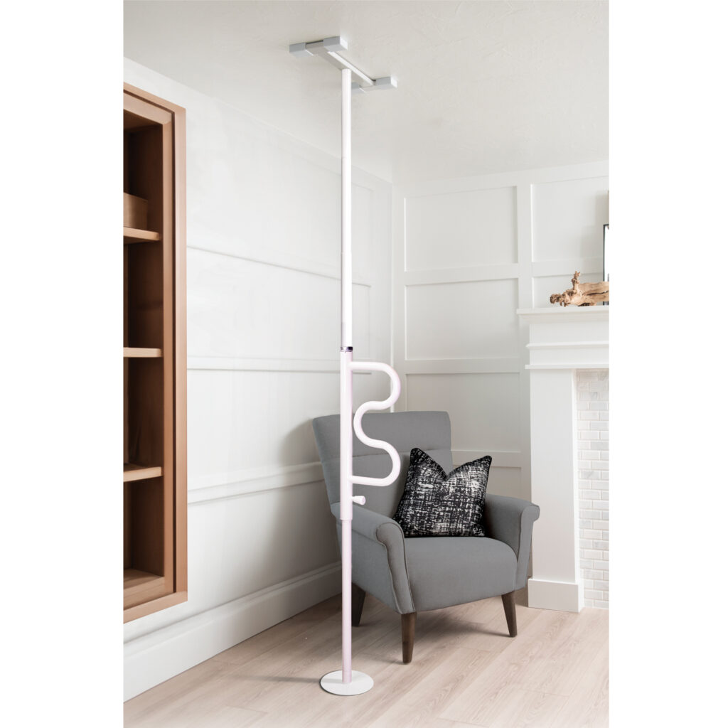 Lifestyle image of Wonder Pole in a living room.