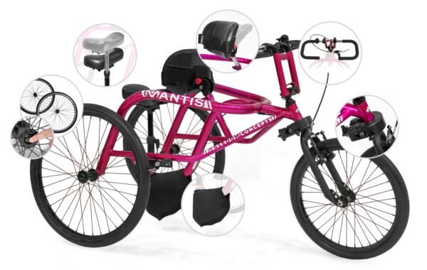 MANTIS Frame Runner in pink.