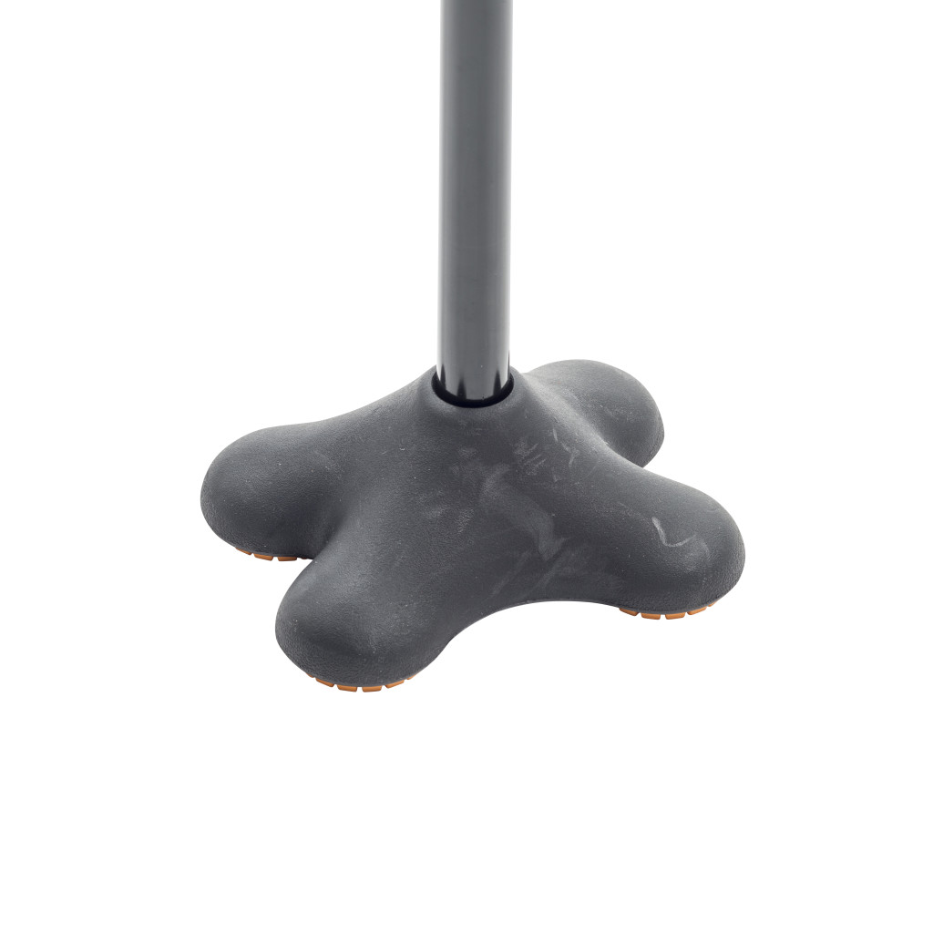 The bottom of a Airgo Comfort-Plus Cane.