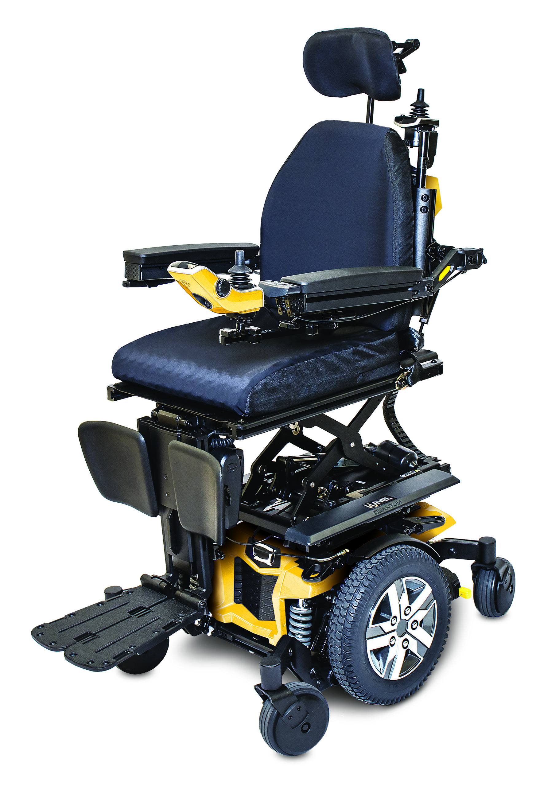 Pride Mobility Q6 Edge 2 with iLevel with yellow shroud