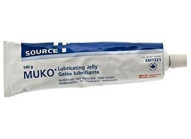 Muko Lubricating Jelly in a bottle. 